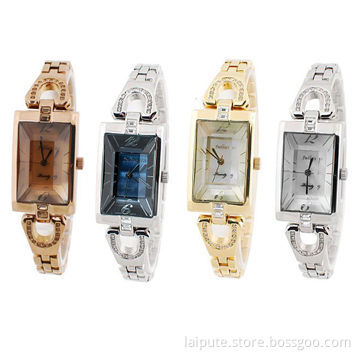 Jewelry Lady Metal Quartz Japanese movement watches